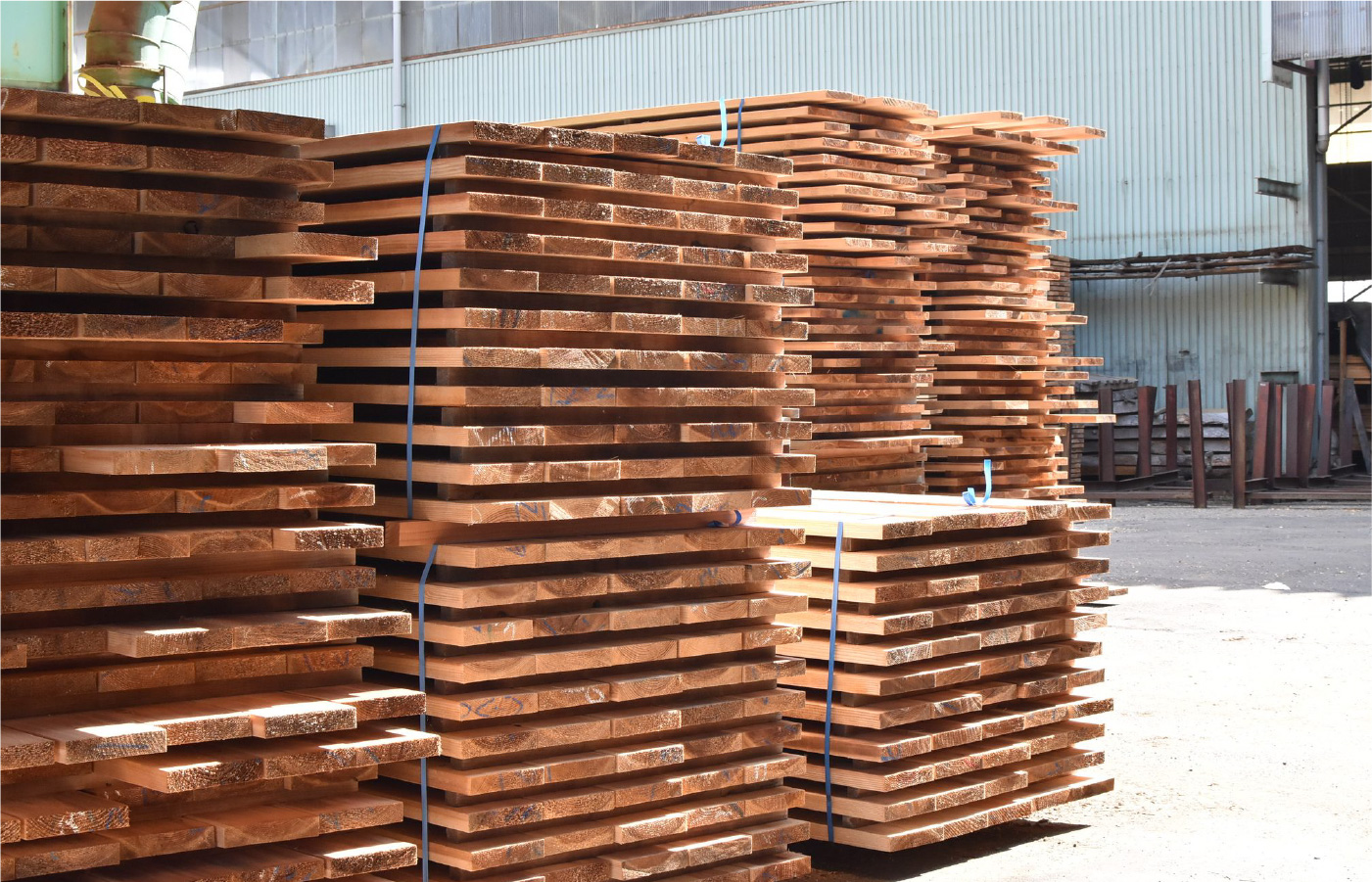 高品質な国産材を使用するために中西木材グループと提携。