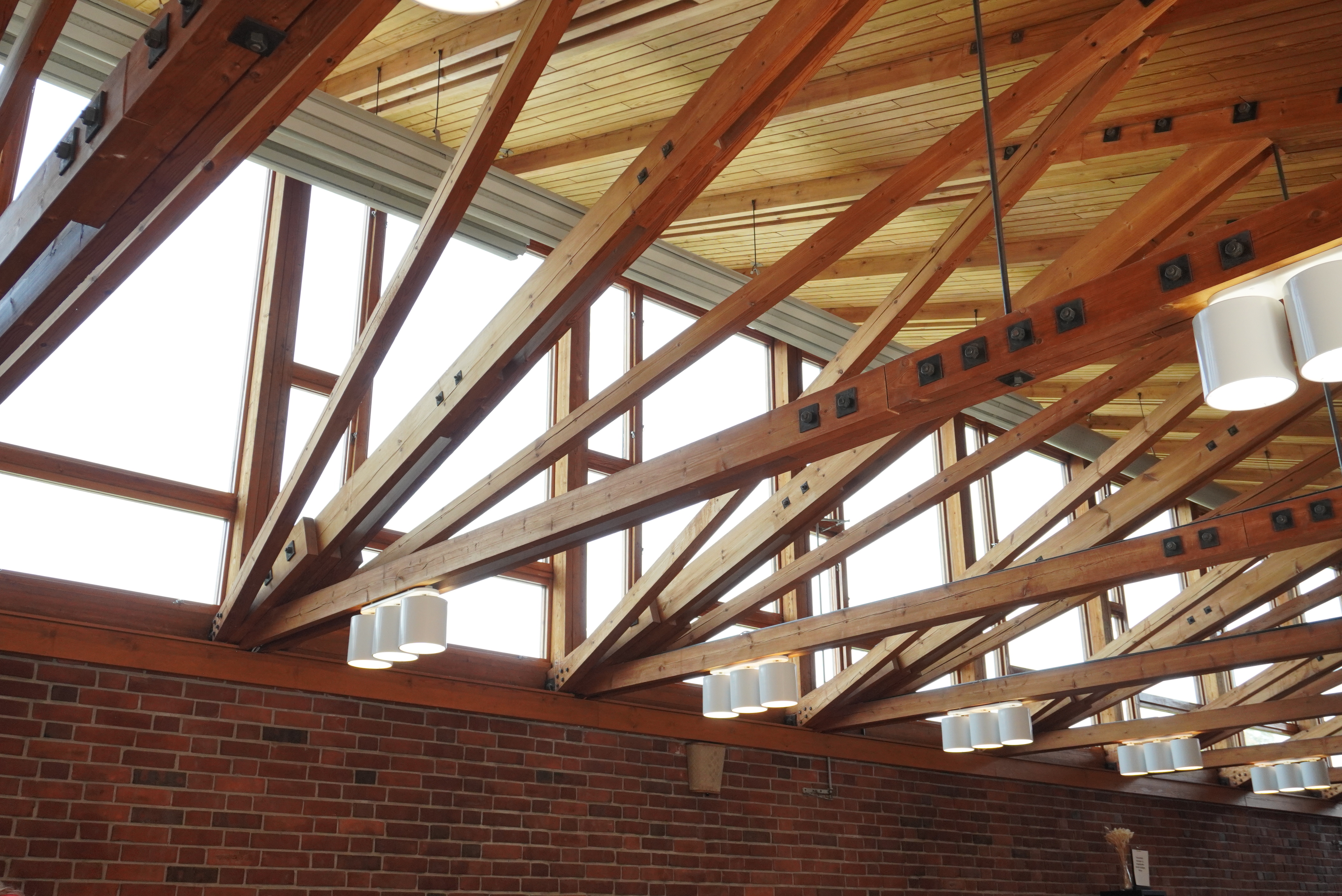 ユヴァスキュラ大学 食堂の木構造2