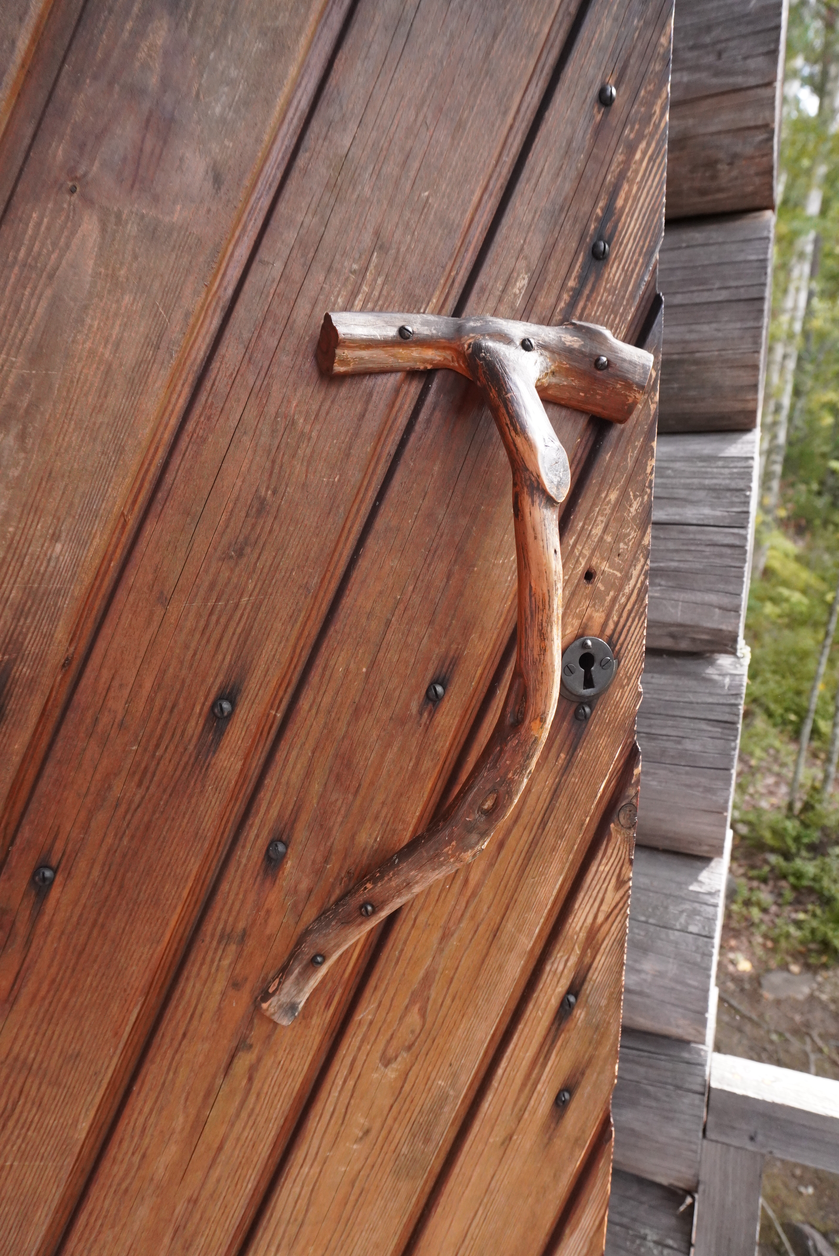 コエタロ サウナ室のハンドル2